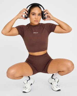 Evolve Sømløs SS Crop Top