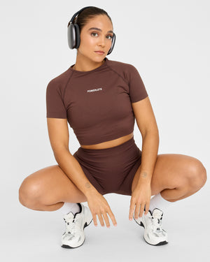 Evolve Sømløs SS Crop Top