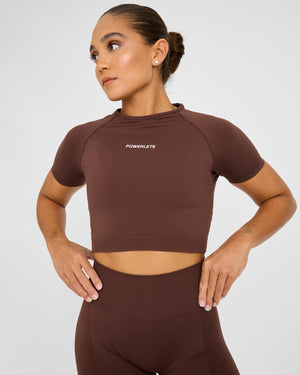 Evolve Sømløs SS Crop Top