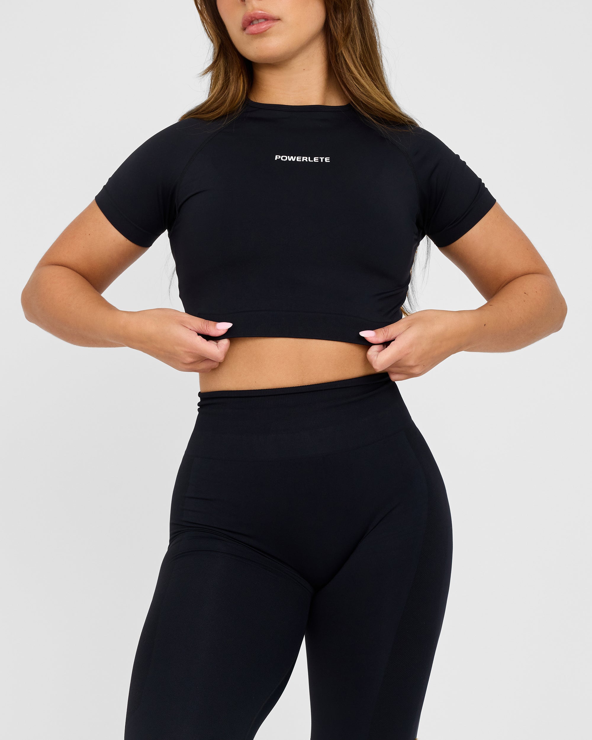 Evolve Nahtloses SS Crop Top