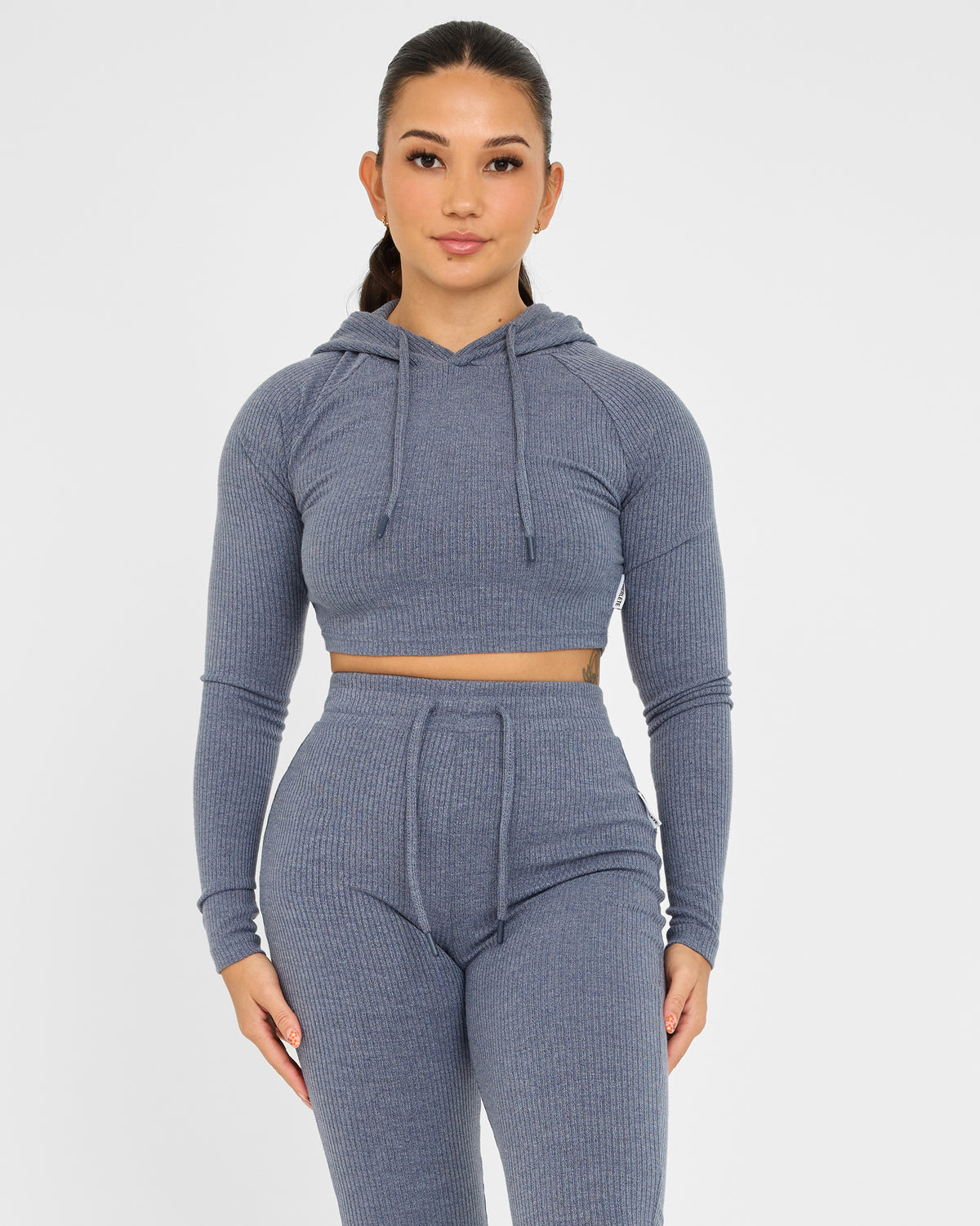 Felpa con cappuccio Lounge Cropped