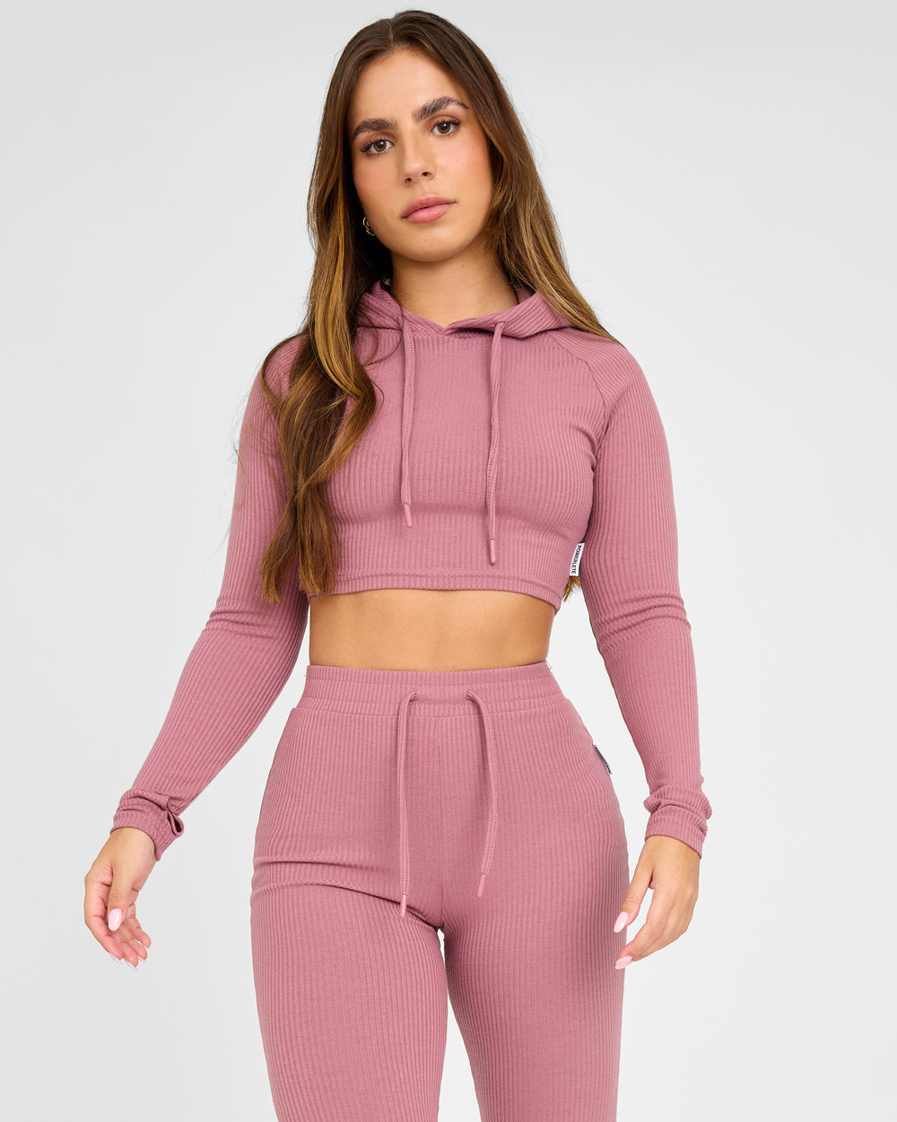 Felpa con cappuccio Lounge Cropped